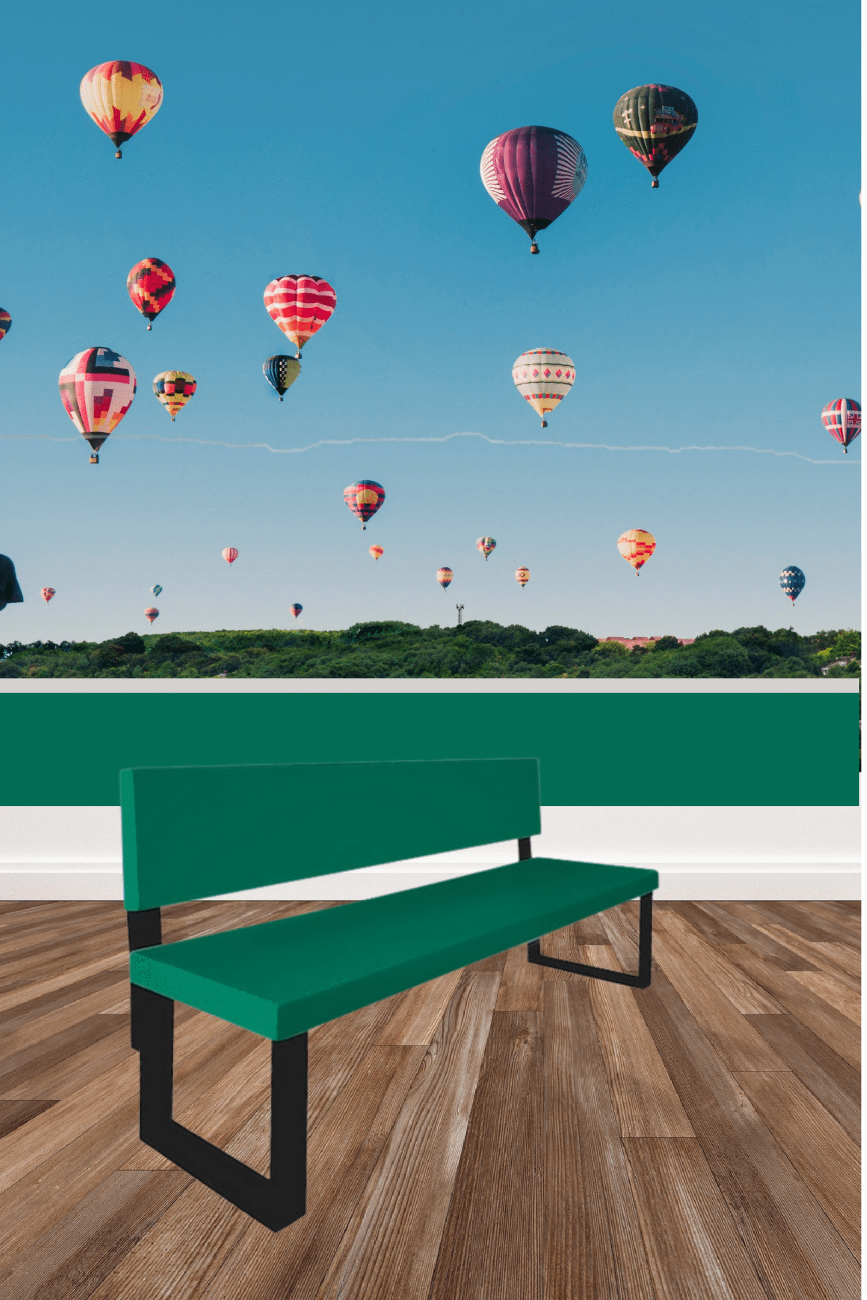 renovation idea 1 in front of hot air balloon wallpapered wall